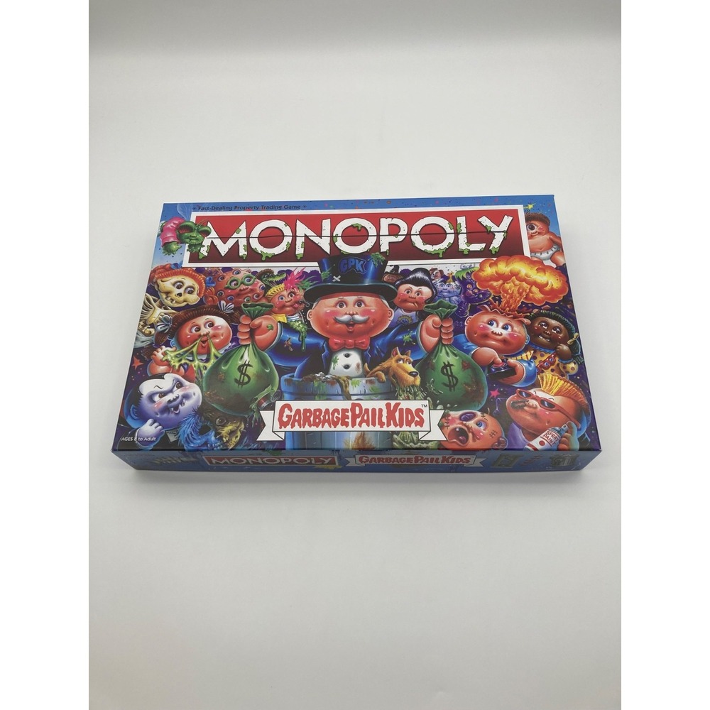 Monopoly Garbage Pail Kids Edition Board Game - Complete, EUC